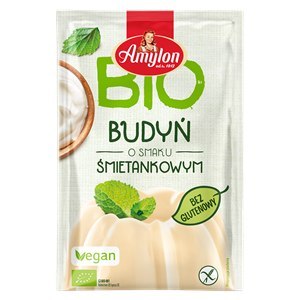 Budyń śmietankowy BIO 40g, Amylon Budyń śmietankowy BIO 40g, Amylon