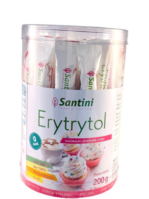 Erytrytol TUBA 200g (40x5g saszetka), Santini Erytrytol TUBA 200g (40x5g saszetka), Santini
