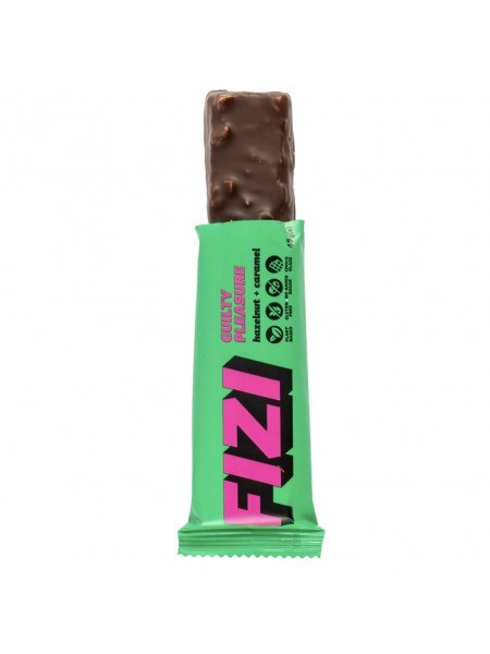 FIZI baton w polewie Hazelnut+ Caramel,45g FIZI baton w polewie Hazelnut+ Caramel,45g