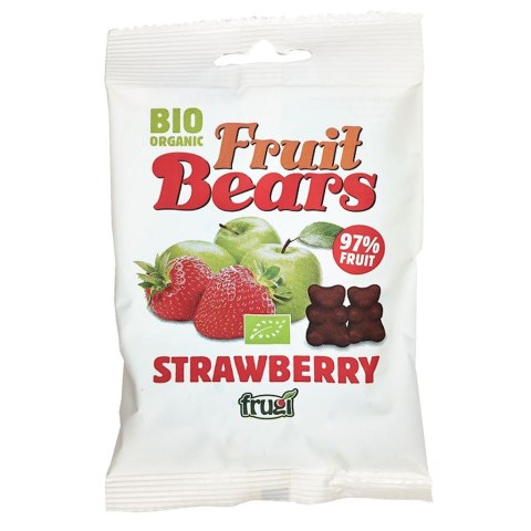 Fruit Bears Jabłko-Truskawka 50g Bio Organic Fruit Bears Jabłko-Truskawka 50g Bio Organic