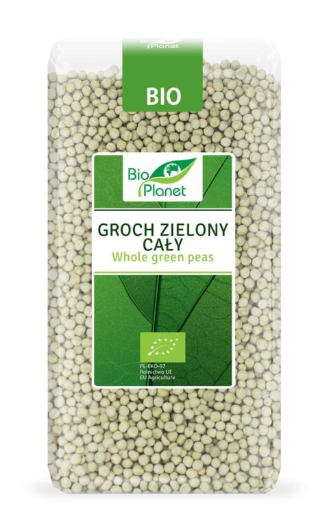 GROCH ZIELONY CAŁY BIO 500 g - BIO PLANET GROCH ZIELONY CAŁY BIO 500 g - BIO PLANET