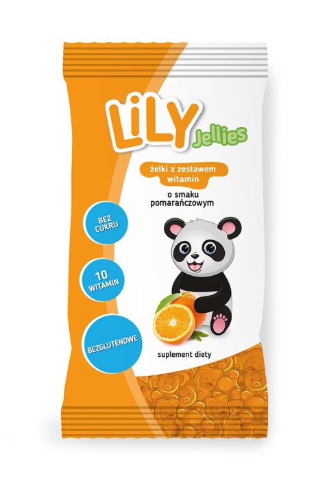 Lily Jellies żelki o smaku pomarańczowym 30g Lily Jellies żelki o smaku pomarańczowym 30g