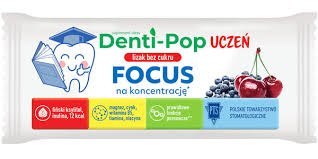 Lizak Denti-Pop Uczeń FOCUS na koncentrację 6g Lizak Denti-Pop Uczeń FOCUS na koncentrację 6g