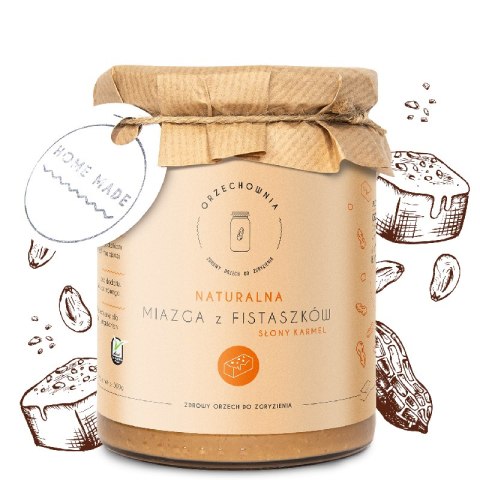 Orzechownia miazga słony karmel 500g Orzechownia miazga słony karmel 500g