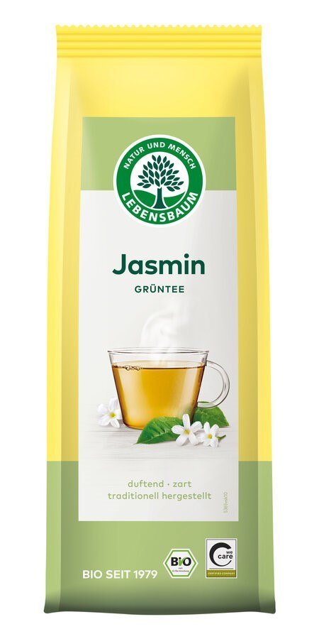 HERBATA ZIELONA LIŚCIASTA JAŚMINOWA BIO 75 g - LEBENSBAUM HERBATA ZIELONA LIŚCIASTA JAŚMINOWA BIO 75 g - LEBENSBAUM