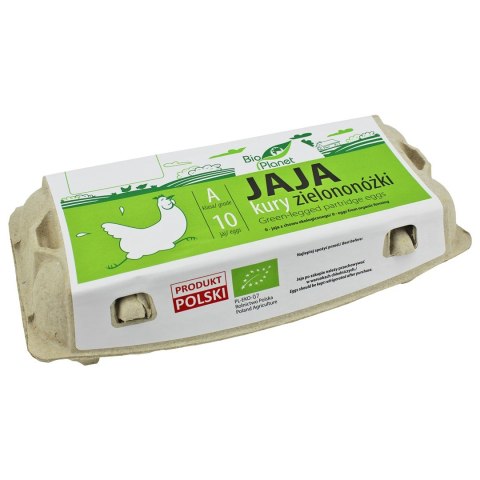 JAJA KURY ZIELONONÓŻKI S BIO (10 szt.) - BIO PLANET JAJA KURY ZIELONONÓŻKI S BIO (10 szt.) - BIO PLANET