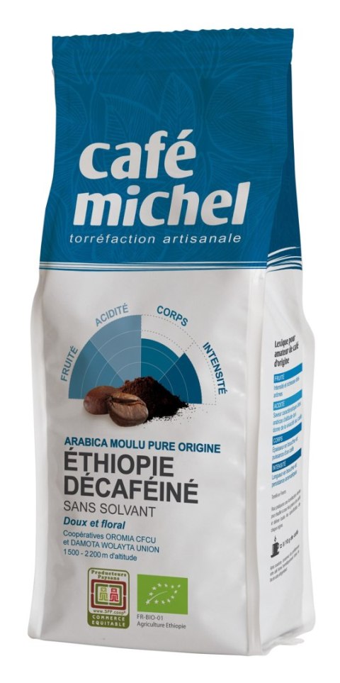 KAWA MIELONA BEZKOFEINOWA ARABICA 100 % ETIOPIA FAIR TRADE BIO 250 g - TERRA ETICA KAWA MIELONA BEZKOFEINOWA ARABICA 100 % ETIOPIA FAIR TRADE BIO 250 g - TERRA ETICA