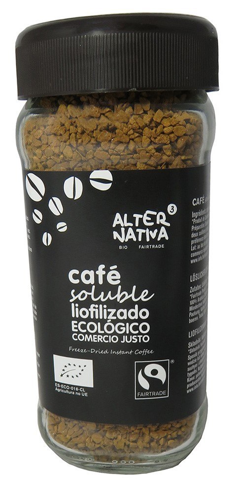 KAWA ROZPUSZCZALNA ARABICA 100 % FAIR TRADE BIO 100 g - ALTERNATIVA3 KAWA ROZPUSZCZALNA ARABICA 100 % FAIR TRADE BIO 100 g - ALTERNATIVA3