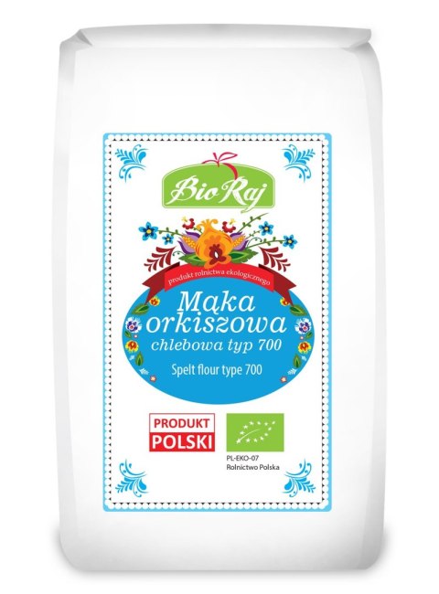 MĄKA ORKISZOWA CHLEBOWA TYP 700 BIO (POLSKA) 500 g - BIO RAJ MĄKA ORKISZOWA CHLEBOWA TYP 700 BIO (POLSKA) 500 g - BIO RAJ