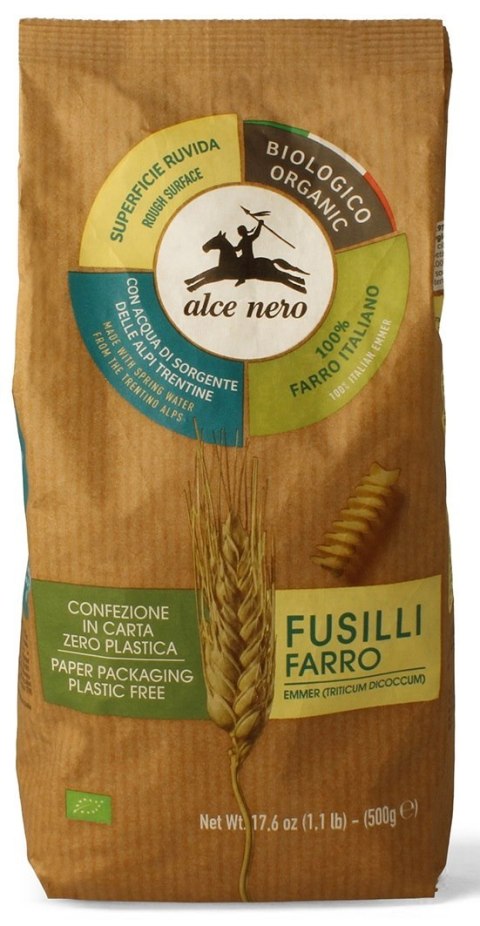 MAKARON (Z PŁASKURKI) ŚWIDERKI BIO 500 g - ALCE NERO MAKARON (Z PŁASKURKI) ŚWIDERKI BIO 500 g - ALCE NERO