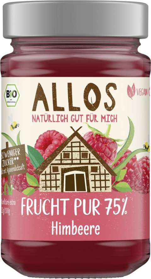 MUS MALINOWY (75 % OWOCÓW) BIO 250 g - ALLOS MUS MALINOWY (75 % OWOCÓW) BIO 250 g - ALLOS