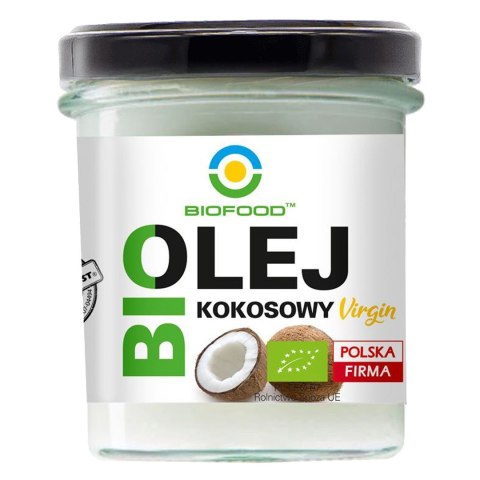 OLEJ KOKOSOWY VIRGIN BIO 260 ml - BIOFOOD OLEJ KOKOSOWY VIRGIN BIO 260 ml - BIOFOOD