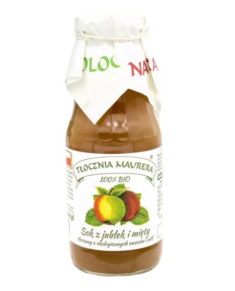 SOK JABŁKOWY Z MIĘTĄ NFC BIO 300 ml - TŁOCZNIA MAURERA SOK JABŁKOWY Z MIĘTĄ NFC BIO 300 ml - TŁOCZNIA MAURERA