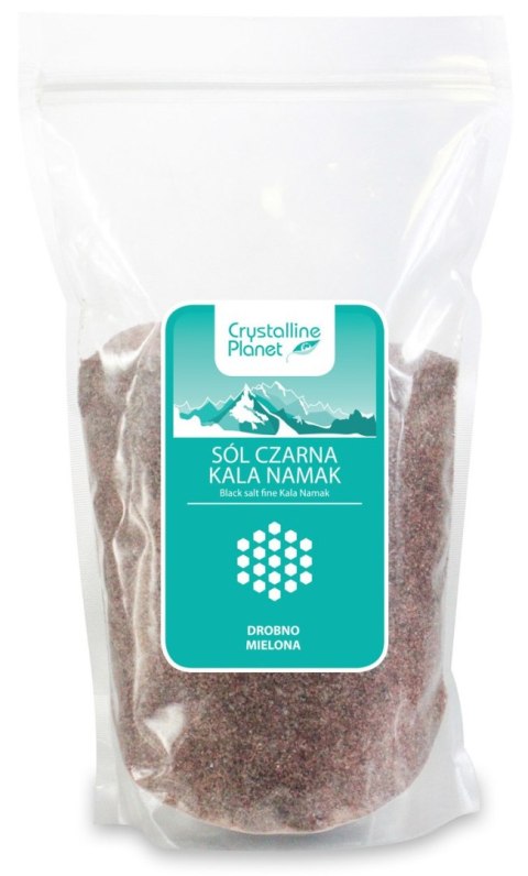 SÓL CZARNA KALA NAMAK DROBNO MIELONA 1 kg - CRYSTALLINE PLANET SÓL CZARNA KALA NAMAK DROBNO MIELONA 1 kg - CRYSTALLINE PLANET