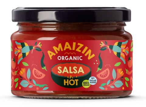 SOS SALSA PIKANTNY BEZGLUTENOWY BIO 260 g - AMAIZIN SOS SALSA PIKANTNY BEZGLUTENOWY BIO 260 g - AMAIZIN