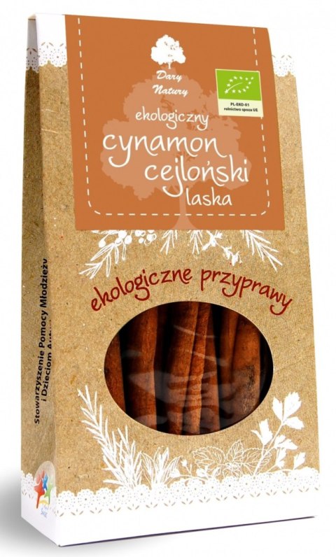 CYNAMON CEJLOŃSKI LASKA BIO 30 g - DARY NATURY CYNAMON CEJLOŃSKI LASKA BIO 30 g - DARY NATURY