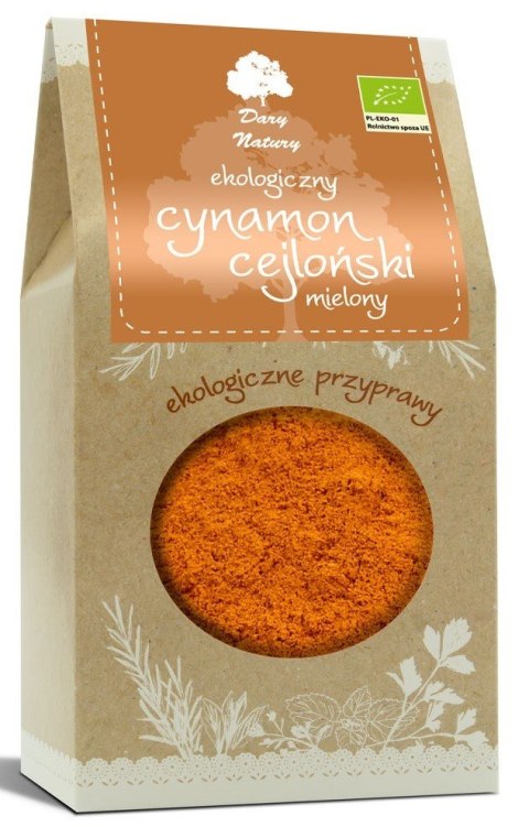 CYNAMON CEJLOŃSKI MIELONY BIO 200 g - DARY NATURY CYNAMON CEJLOŃSKI MIELONY BIO 200 g - DARY NATURY