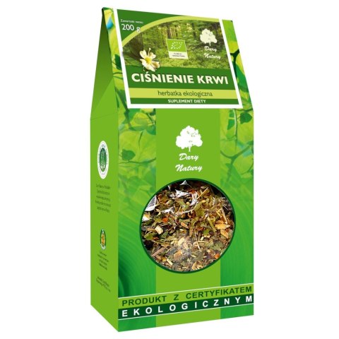 HERBATKA CIŚNIENIE KRWI BIO 200 g - DARY NATURY HERBATKA CIŚNIENIE KRWI BIO 200 g - DARY NATURY