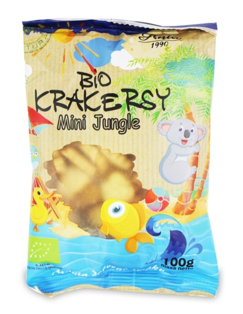 KRAKERSY MINI JUNGLE BIO 100 g - BIO ANIA KRAKERSY MINI JUNGLE BIO 100 g - BIO ANIA