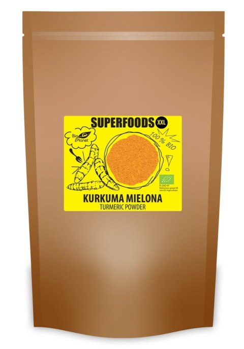 KURKUMA MIELONA BIO 500 g - BIO PLANET SUPERFOODS KURKUMA MIELONA BIO 500 g - BIO PLANET SUPERFOODS