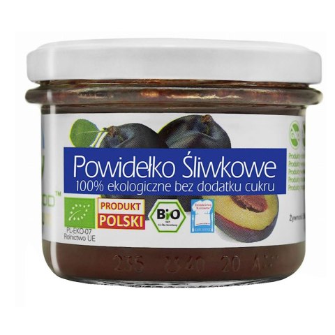POWIDEŁKO ŚLIWKOWE BEZ DODATKU CUKRÓW BEZGLUTENOWE 180 g - BIOFOOD POWIDEŁKO ŚLIWKOWE BEZ DODATKU CUKRÓW BEZGLUTENOWE 180 g - BIOFOOD