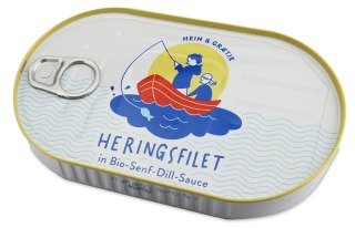 ŚLEDŹ MSC FILETY W BIO SOSIE MUSZTARDOWO - KOPERKOWYM 200 g (120 g) - HEIN i GRAETJE