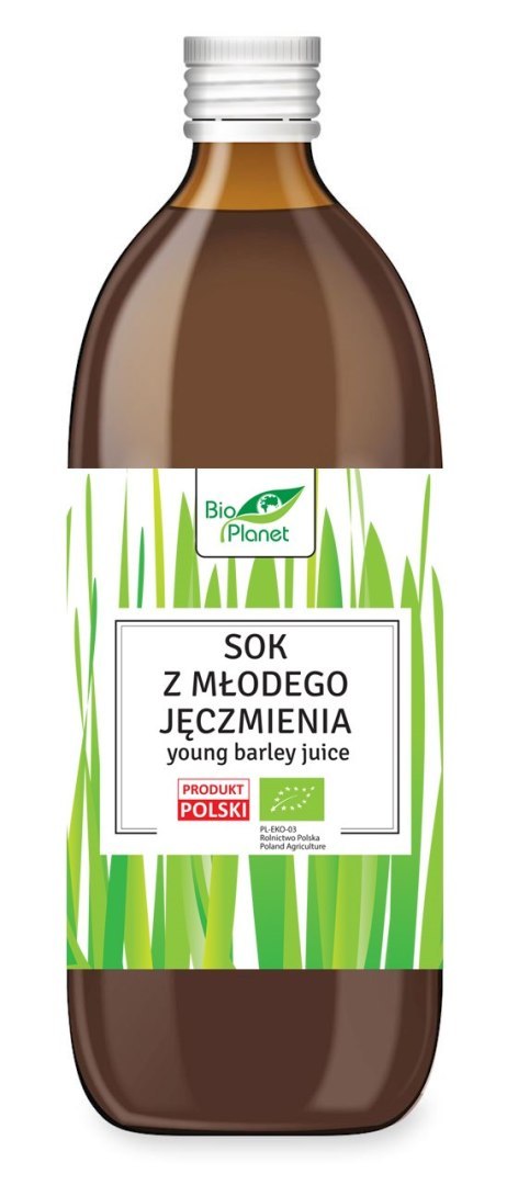 SOK Z MŁODEGO JĘCZMIENIA BIO 500 ml - BIO PLANET SOK Z MŁODEGO JĘCZMIENIA BIO 500 ml - BIO PLANET