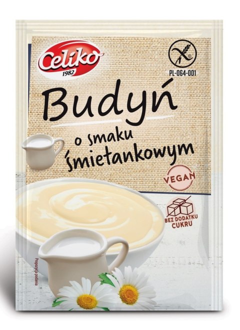 BUDYŃ O SMAKU ŚMIETANKOWYM BEZGLUTENOWY 40 g - CELIKO BUDYŃ O SMAKU ŚMIETANKOWYM BEZGLUTENOWY 40 g - CELIKO