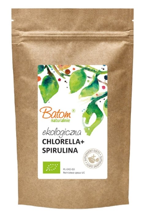 CHLORELLA + SPIRULINA BIO 500 TABLETEK - BATOM CHLORELLA + SPIRULINA BIO 500 TABLETEK - BATOM