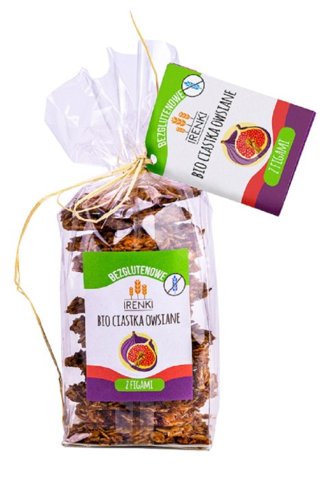 CIASTKA OWSIANE Z FIGAMI BEZGLUTENOWE BIO 150 g - IRENKI CIASTKA OWSIANE Z FIGAMI BEZGLUTENOWE BIO 150 g - IRENKI