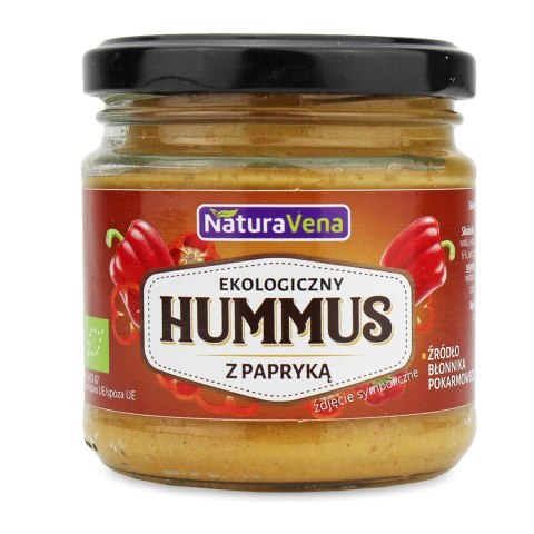 HUMMUS Z PAPRYKĄ BIO 185 g - NATURAVENA HUMMUS Z PAPRYKĄ BIO 185 g - NATURAVENA