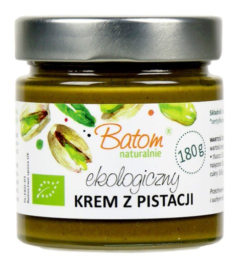 KREM Z PISTACJI 100 % BIO 180 g - BATOM KREM Z PISTACJI 100 % BIO 180 g - BATOM