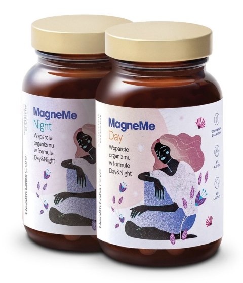 MAGNEZ + WITAMINA B6 (MAGNE ME) 120 KAPSUŁEK (60 szt. x 2) - HEALTH LABS CARE MAGNEZ + WITAMINA B6 (MAGNE ME) 120 KAPSUŁEK (60 szt. x 2) - HEALTH LABS CARE