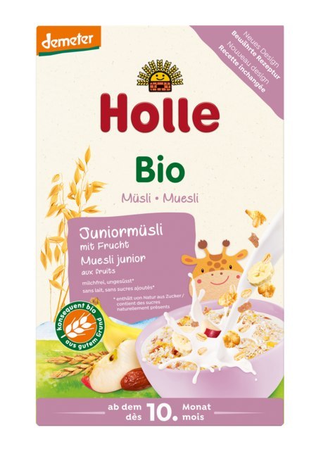 MUSLI JUNIOR Z OWOCAMI OD 10 MIESIĄCA DEMETER BIO 250 g - HOLLE MUSLI JUNIOR Z OWOCAMI OD 10 MIESIĄCA DEMETER BIO 250 g - HOLLE