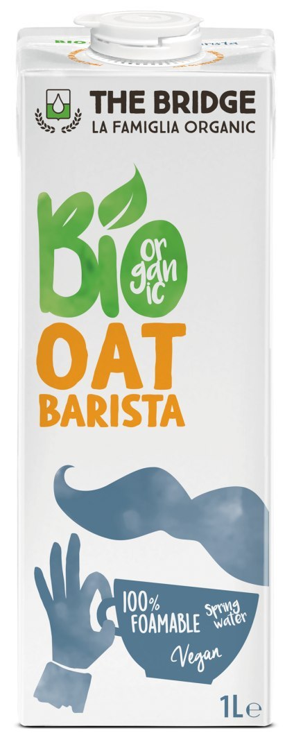 NAPÓJ OWSIANY BARISTA BEZ DODATKU CUKRÓW BIO 1 L - THE BRIDGE NAPÓJ OWSIANY BARISTA BEZ DODATKU CUKRÓW BIO 1 L - THE BRIDGE