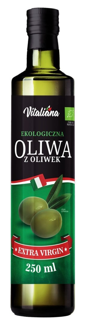 OLIWA Z OLIWEK EXTRA VIRGIN BIO 250 ml - VITALIANA OLIWA Z OLIWEK EXTRA VIRGIN BIO 250 ml - VITALIANA