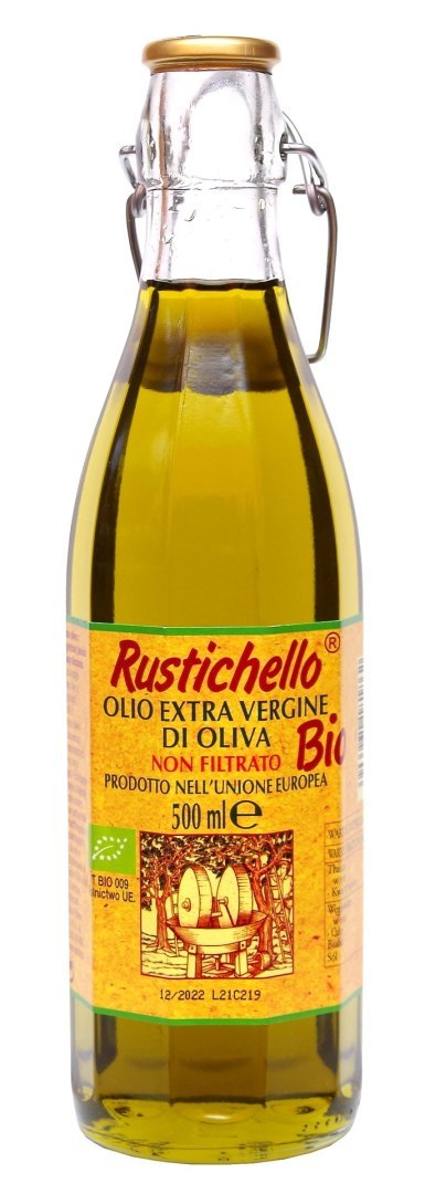 OLIWA Z OLIWEK EXTRA VIRGIN NIEFILTROWANA BIO 500 ml - RUSTICHELLO OLIWA Z OLIWEK EXTRA VIRGIN NIEFILTROWANA BIO 500 ml - RUSTICHELLO