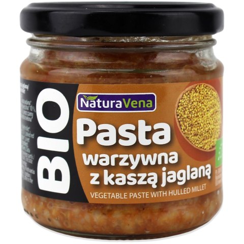 PASTA WARZYWNA Z KASZĄ JAGLANĄ BIO 185 g - NATURAVENA PASTA WARZYWNA Z KASZĄ JAGLANĄ BIO 185 g - NATURAVENA