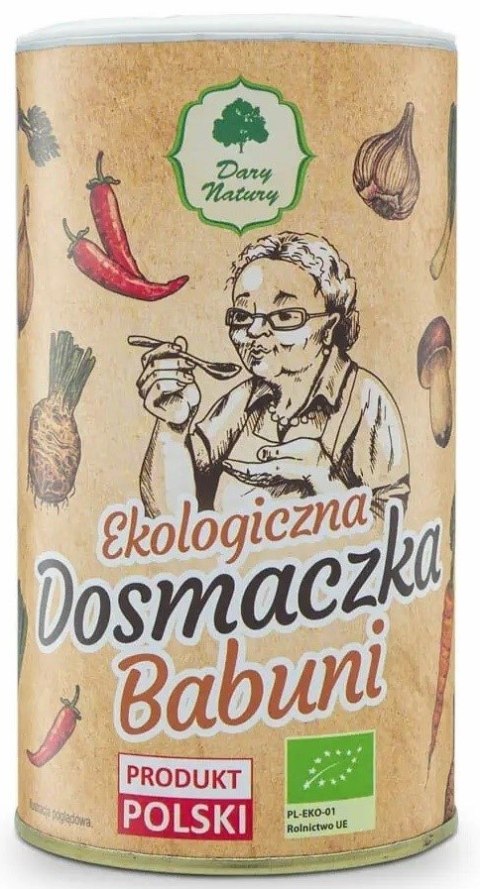 PRZYPRAWA UNIWERSALNA "DOSMACZKA BABUNI" BIO 250 g - DARY NATURY PRZYPRAWA UNIWERSALNA "DOSMACZKA BABUNI" BIO 250 g - DARY NATURY