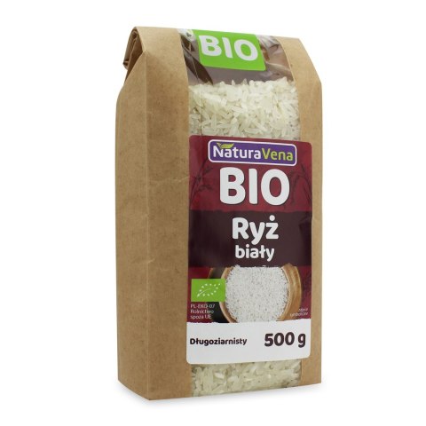 RYŻ BIAŁY DŁUGOZIARNISTY BEZGLUTENOWY BIO 500 g - NATURAVENA RYŻ BIAŁY DŁUGOZIARNISTY BEZGLUTENOWY BIO 500 g - NATURAVENA