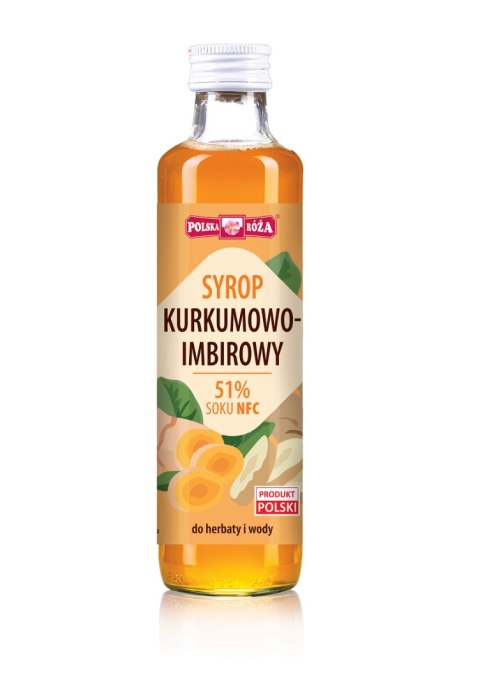 SYROP KURKUMOWO - IMBIROWY 250 ml - POLSKA RÓŻA SYROP KURKUMOWO - IMBIROWY 250 ml - POLSKA RÓŻA