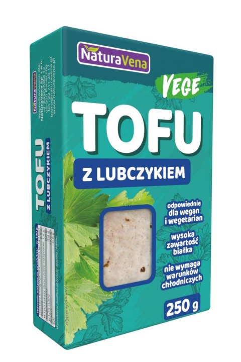 TOFU Z LUBCZYKIEM 250 g - NATURAVENA TOFU Z LUBCZYKIEM 250 g - NATURAVENA