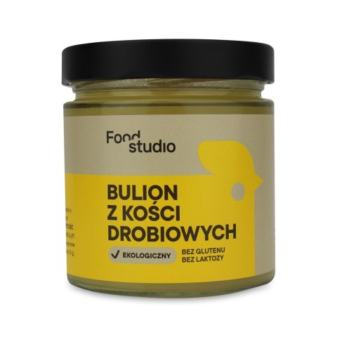 BULION DROBIOWY W PŁYNIE BEZGLUTENOWY BIO (SŁOIK) 350 ml - FOOD STUDIO BULION DROBIOWY W PŁYNIE BEZGLUTENOWY BIO (SŁOIK) 350 ml - FOOD STUDIO