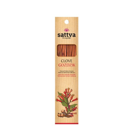 KADZIDEŁKA INDYJSKIE GOŹDZIK (15 szt.) 30 g - SATTVA (WELLNESS) KADZIDEŁKA INDYJSKIE GOŹDZIK (15 szt.) 30 g - SATTVA (WELLNESS)