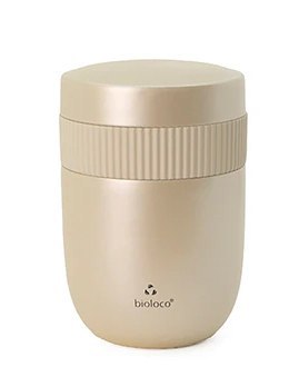 LUNCHPOT TERMICZNY DWUCZĘŚCIOWY PERŁOWY 420 ml + 200 ml - CHIC-MIC