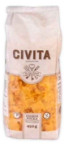 MAKARON (KUKURYDZIANY) ŁAZANKI BEZGLUTENOWY 450 g - CIVITA MAKARON (KUKURYDZIANY) ŁAZANKI BEZGLUTENOWY 450 g - CIVITA