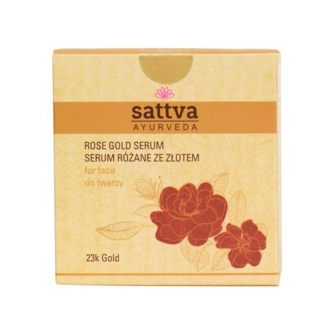 SERUM DO TWARZY RÓŻANE ZE ZŁOTEM 15 ml - SATTVA (AYURVEDA) SERUM DO TWARZY RÓŻANE ZE ZŁOTEM 15 ml - SATTVA (AYURVEDA)