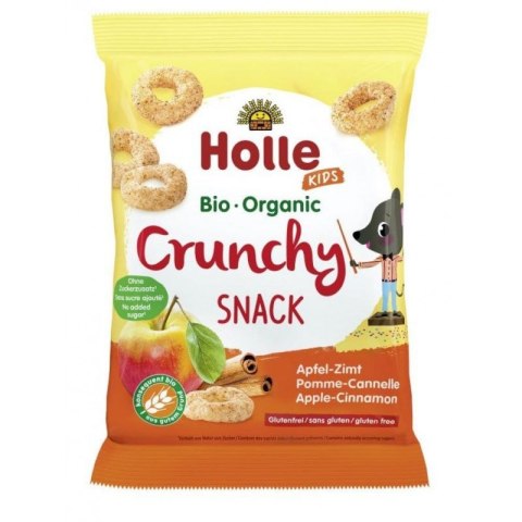 CHRUPKI RYŻ - SOCZEWICA O SMAKU JABŁKO - CYNAMON BEZ DODATKU CUKRÓW BEZGLUTENOWE BIO 25 g - HOLLE CHRUPKI RYŻ - SOCZEWICA O SMAKU JABŁKO - CYNAMON BEZ DODATKU CUKRÓW BEZGLUTENOWE BIO 25 g - HOLLE