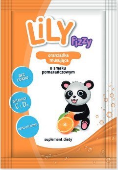 Lily Fizzy oranżadka musująca smak pomarańczowy Lily Fizzy oranżadka musująca smak pomarańczowy