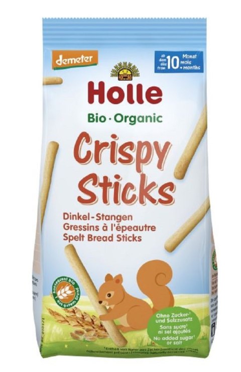 PALUSZKI CHLEBOWE ORKISZOWE OD 10 MIESIĄCA DEMETER BIO 80 g - HOLLE PALUSZKI CHLEBOWE ORKISZOWE OD 10 MIESIĄCA DEMETER BIO 80 g - HOLLE